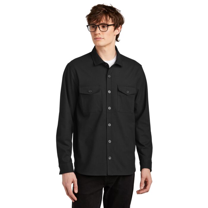 Long Sleeve Twill Overshirt Thumbnail