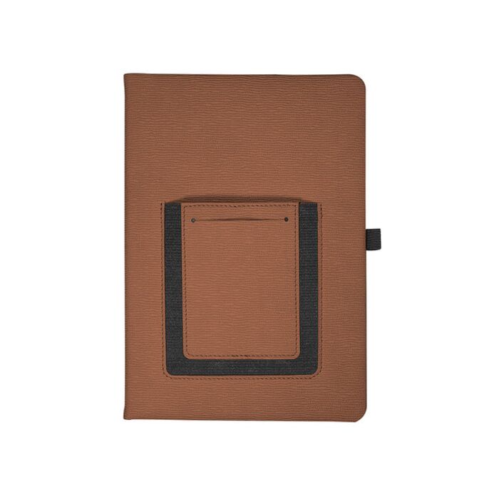Roma Journal Notebook With Phone Pocket 5.625" X 8.25" Thumbnail