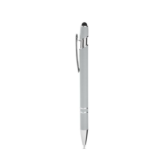 Rubberized Aluminum Click Stylus Pen Thumbnail