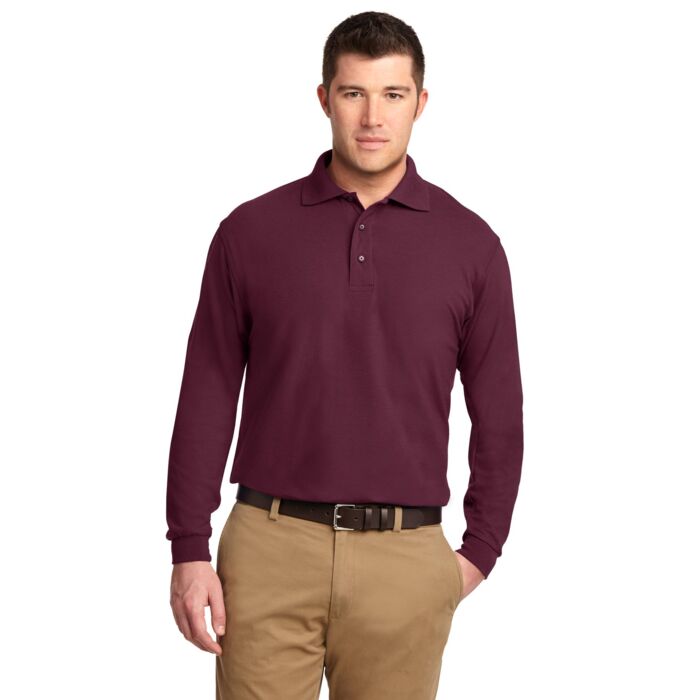 Silk Touch Long Sleeve Polo Thumbnail