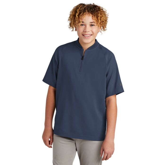 Youth Cage Short Sleeve 1/4 Zip Jacket Thumbnail